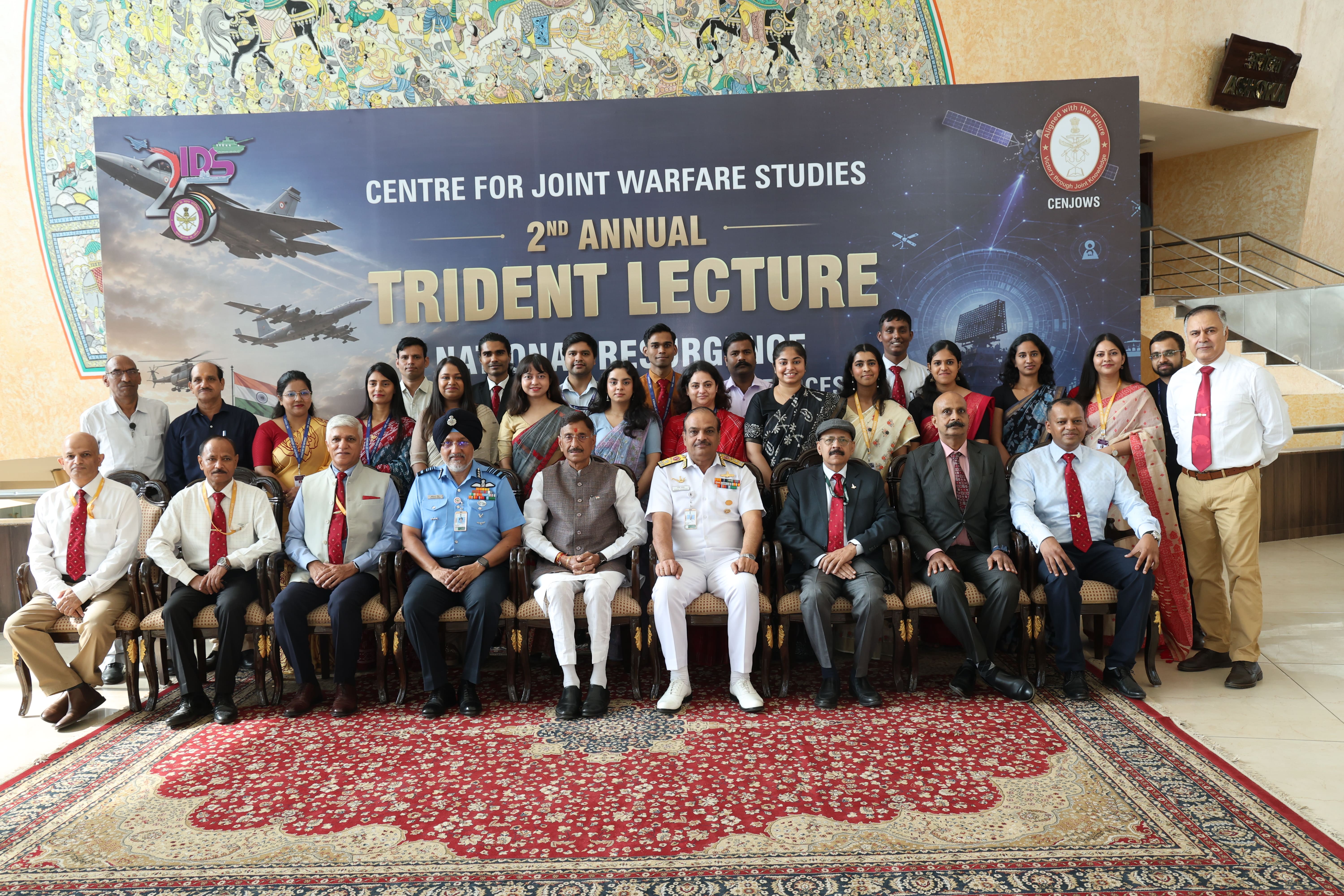 Minister of State Defence Delivers Special Address at Second Annual Trident Lecture of CENJOWS